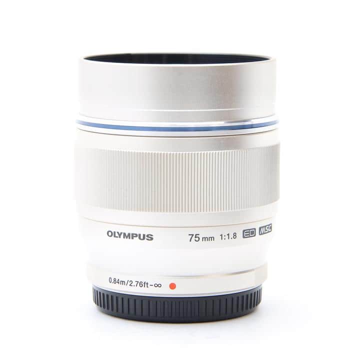 オリンパス M.Zuiko ED 75mm f1.8 シルバー 美品 【公式通販】 オリンパス M.Zuiko ED 75mm f1.8 シルバー 美品 【公式通販】