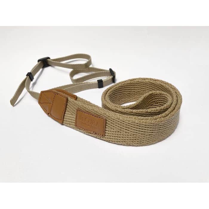 新品)蔵Cura (クラ) ヘリンボーンストラップ CHS-101 BEG ベージュ