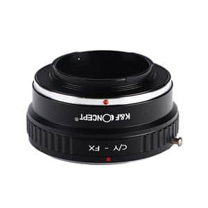 K&F Concept (ケーアンドエフ・コンセプト) マウントアダプター ヤシカコンタックスレンズ/フジフイルムXボディ用  KF-CYX