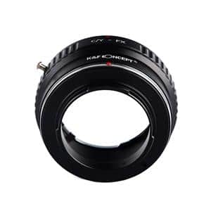 K&F Concept (ケーアンドエフ・コンセプト) マウントアダプター ヤシカコンタックスレンズ/フジフイルムXボディ用  KF-CYX