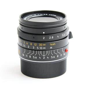 美品Leica ライカズミクロン M28mm F2.0 ASPH. 11604C ライカ ズミクロン M f2/28mm ASPH. ブラック [11618] | 交換レンズ