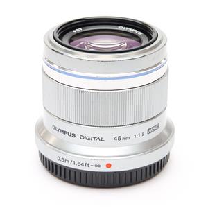 新品)OLYMPUS (オリンパス) M.ZUIKO DIGITAL 45mm F1.8 シルバー（商品