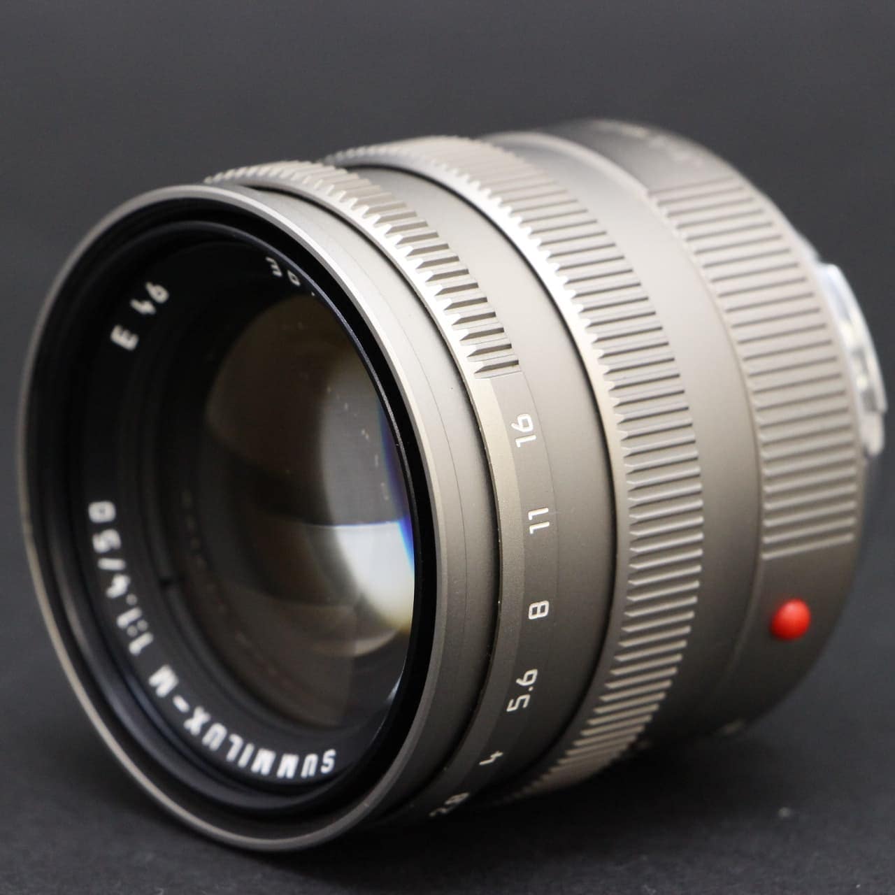 中古)Leica (ライカ) ズミルックス M50mm F1.4 フード組込 チタン