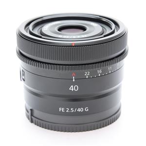 SONY FE40mm F2.5 G 良品　最終値下げ sony (ソニー) fe 40mm f2.5g sel40f25g」の商品検索結果 | デジタル