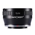 K&F Concept (ケーアンドエフ・コンセプト) マウントアダプター T2レンズ/フジフイルムXボディ用  KF-T2X