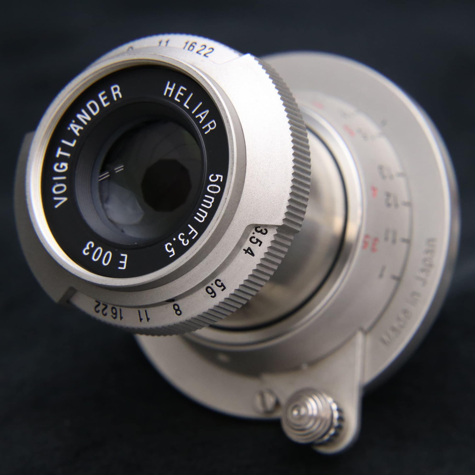 中古)Voigtlander (フォクトレンダー) HELIAR 50mm F3.5 メッキ仕上