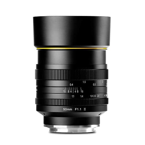 最終値下げ! 美品 KAMLAN 50mm F1.1 (マイクロフォーサーズ用) 新品)KAMLAN（カムラン） 50mm F1.1 II（マイクロフォーサーズ用