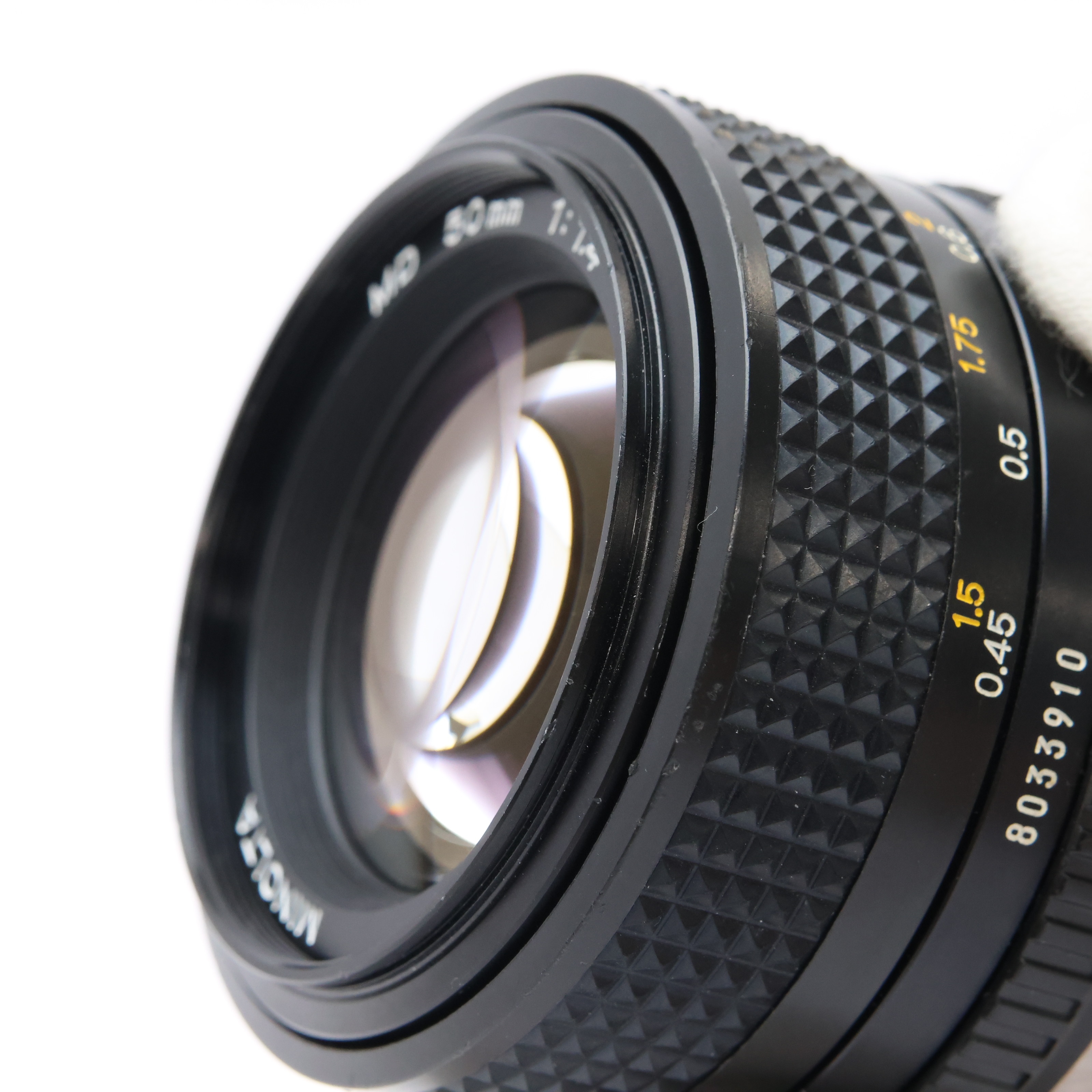 ミノルタ 50mm 1.4 元箱付き 中古)MINOLTA (ミノルタ) New MD 50mm F1.4 ※焦点距離表記が黄色数字