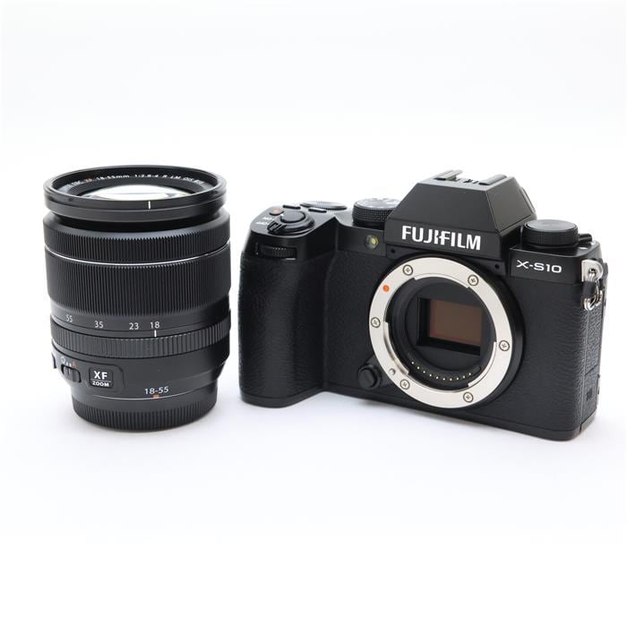 中古)FUJIFILM (フジフイルム) X-S10 XF18-55mmレンズキット ブラック