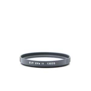 【中古品】ライカ E39 UVa13131レンズフィルター 【LEITZロゴ】 新品)Leica (ライカ) UVAフィルター E39 II ブラック（商品ID