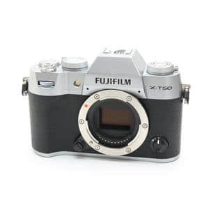 美品　FUJIFILM X-T50 シルバー　ボディのみ FUJIFILM 富士フイルム ミラーレス一眼カメラ X-T50 シルバー
