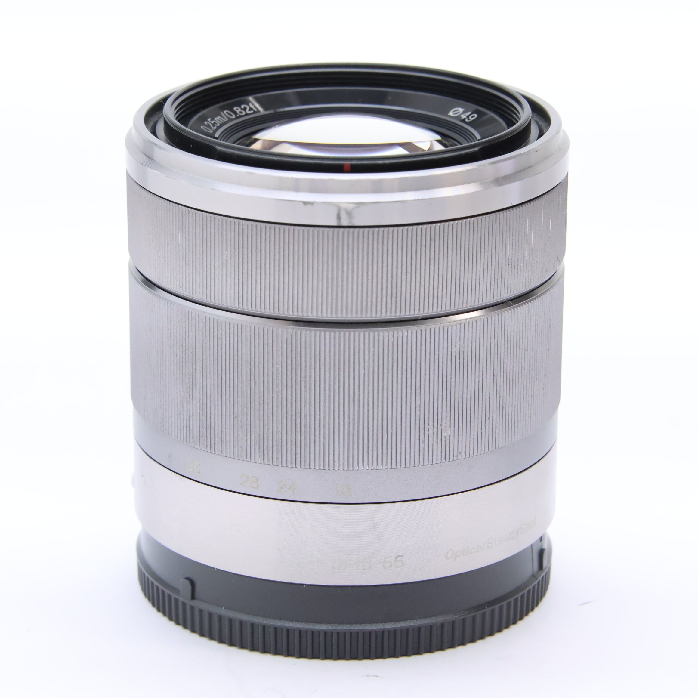 中古)SONY (ソニー) E 18-55mm F3.5-5.6 OSS SEL1855 シルバー（商品ID