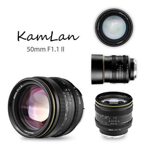 新品)KAMLAN（カムラン） 50mm F1.1 II（ソニーE/APS-C用