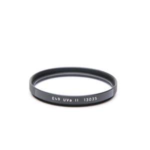新品)Leica (ライカ) UVAフィルター E49 II ブラック（商品ID