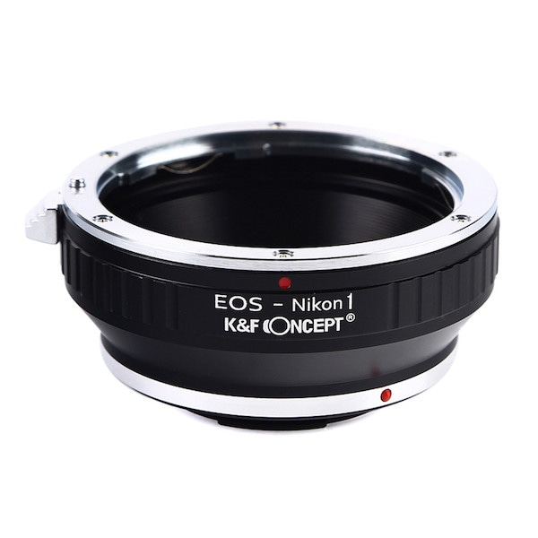 K&F Concept (ケーアンドエフ・コンセプト) マウントアダプター キヤノンEFレンズ/ニコン1ボディ用  KF-EFN1