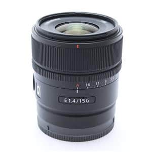 【中古美品】15mm F1.4 G SEL15F14G 新品)SONY (ソニー) E 15mm F1.4 G SEL15F14G（商品ID
