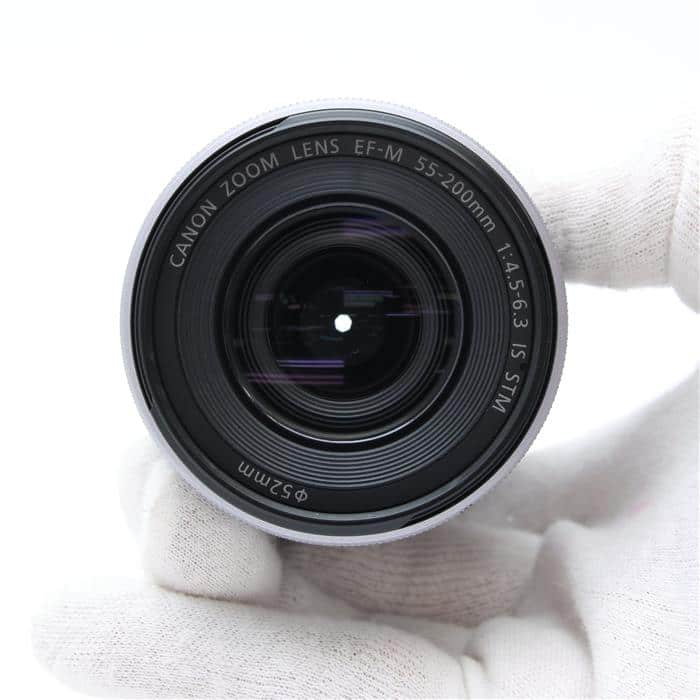 中古)Canon (キヤノン) EF-M55-200mm F4.5-6.3 IS STM シルバー