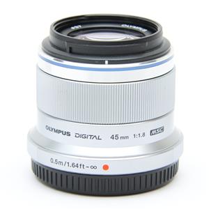 新品)OLYMPUS (オリンパス) M.ZUIKO DIGITAL 45mm F1.8 シルバー（商品