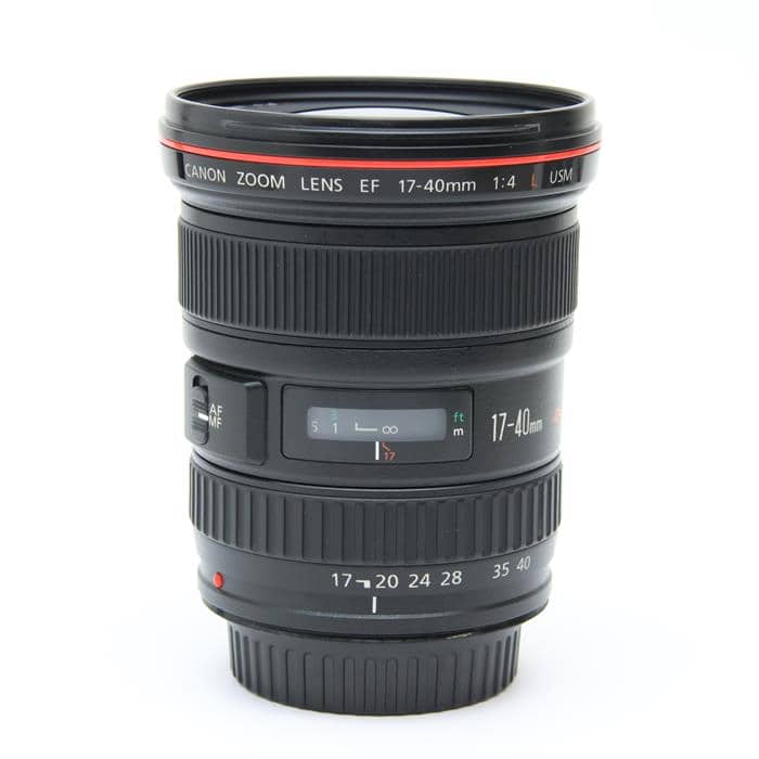 CanonZOOM EF 17-40mm F4 L USM 保護フィルター付 CanonZOOM EF 17-40mm F4 L USM 保護フィルター付