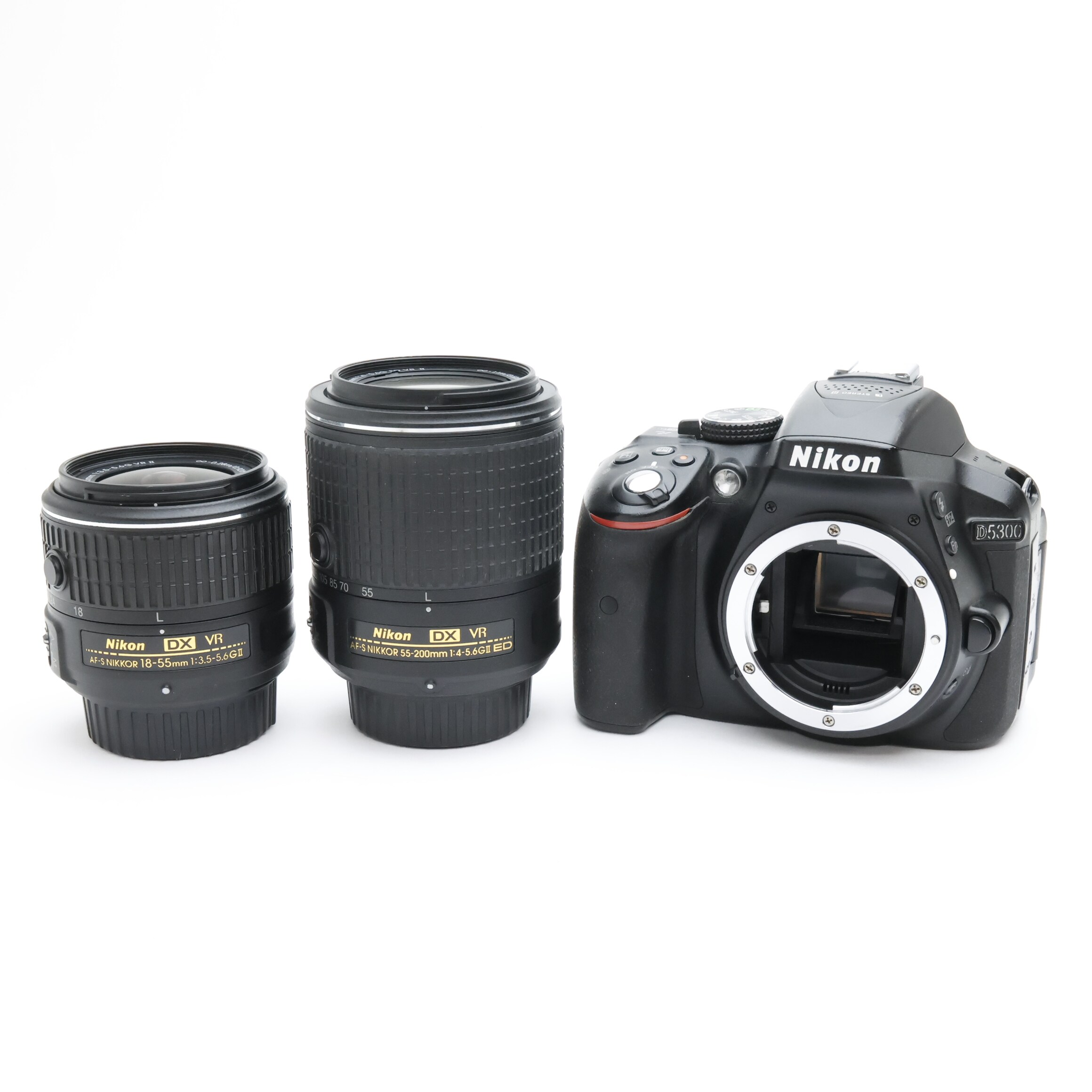 中古)Nikon (ニコン) D5300 ダブルズームキット2 ブラック(商品 中古)Nikon (ニコン) D5300 ダブルズームキット2 ブラック(商品