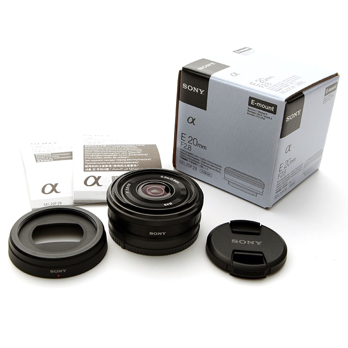 新品)SONY (ソニー) E 20mm F2.8 SEL20F28（商品ID：4905524923209