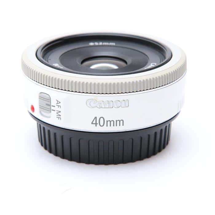 中古)Canon (キヤノン) EF40mm F2.8 STM ホワイト（商品ID