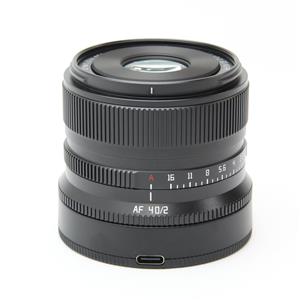新品)銘匠光学 (めいしょうこうがく) TTArtisan AF 40mm F2（ニコンZ用