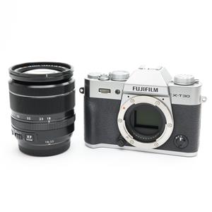 fujifilm (フジフイルム) x-t30 xf18-55mmレンズキット シルバー」の
