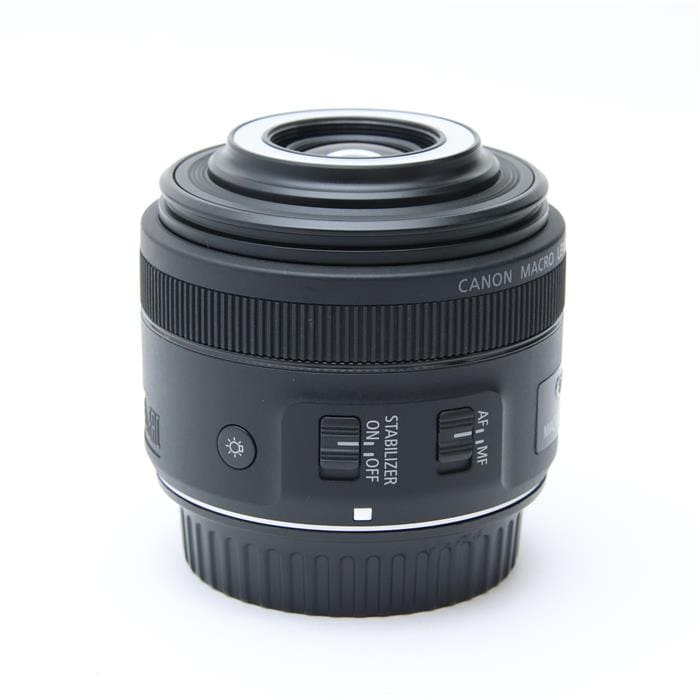 Canon マクロ EF-S 35mm 1:2.8 レンズ　LED内蔵 中古 キヤノン 単焦点レンズ CANON EF-S 35mm F2.8 マクロ IS STM