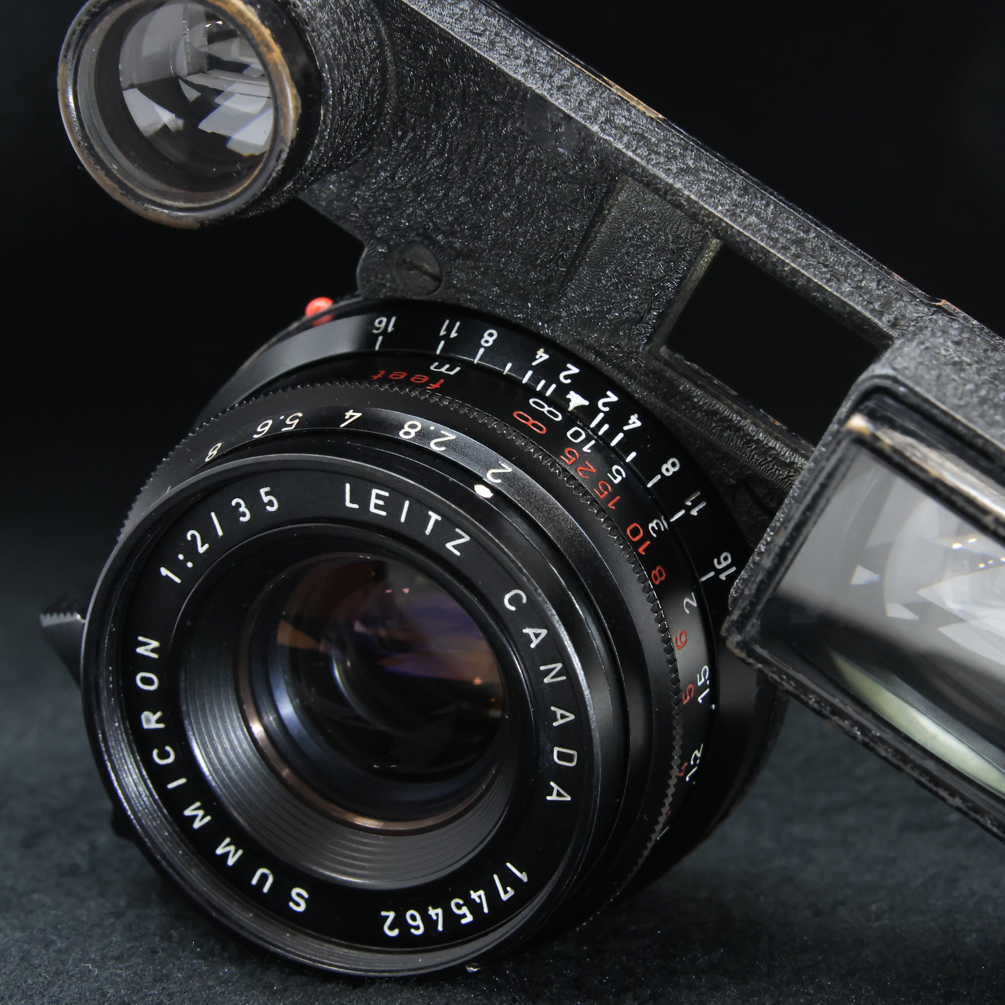 ライカ M　35/2 ズミクロン用、メガネファインダーのみ,　予備パーツとして 中古)Leica (ライカ) ズミクロン M35mm F2 眼鏡付（商品ID
