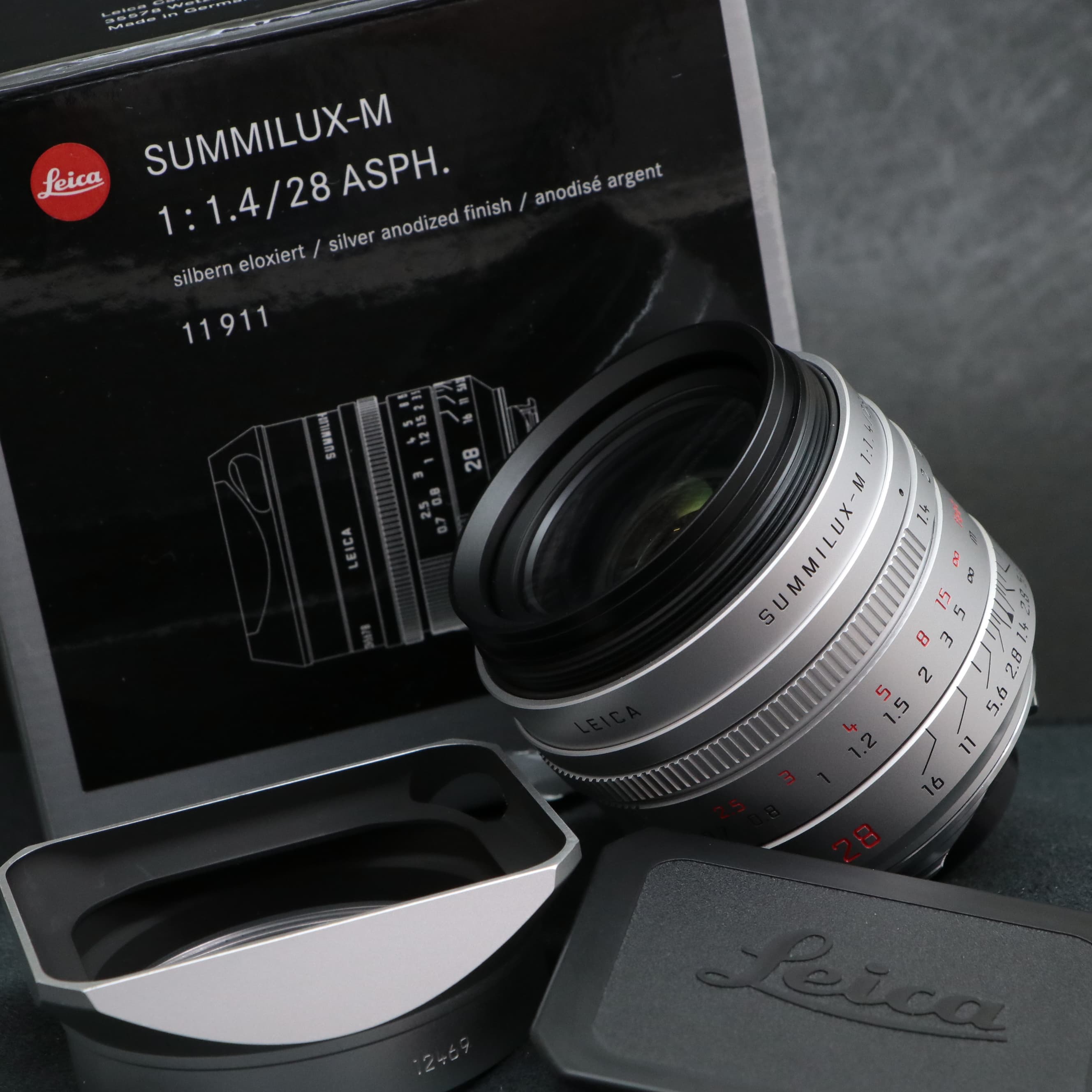 美品 Leica ミラーレスカメラ 28mm シルバー 限定版 中古)Leica (ライカ) ズミルックス M28mm F1.4 ASPH. シルバー（商品ID