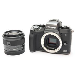レンズキット M5 EOS Canon 美品 EF-M15-45mmIS ミラーレス一眼カメラ STMレンズキット IS EF-M15-45 M5 EOS キヤノン STM デジタルカメラ