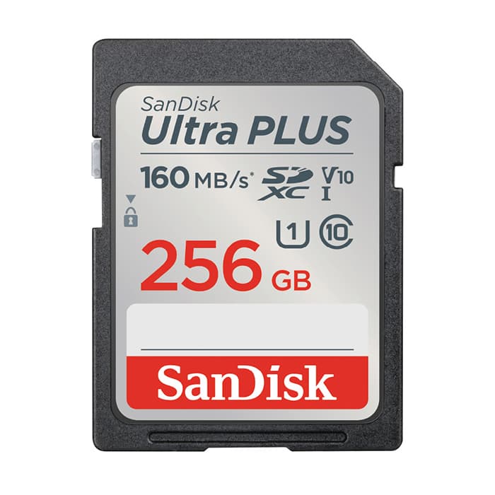 新品)SanDisk (サンディスク) UltraPLUS SDXCカード UHS-I V10 256GB