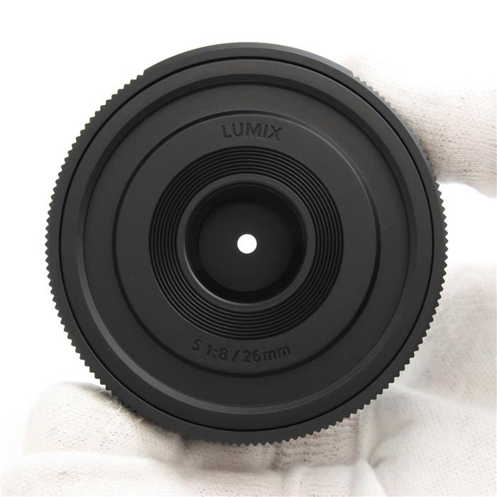 【送料込み】【即日発送】　LUMIX 26mm F8 パナソニック、フルサイズ対応のMFパンケーキレンズ「LUMIX S