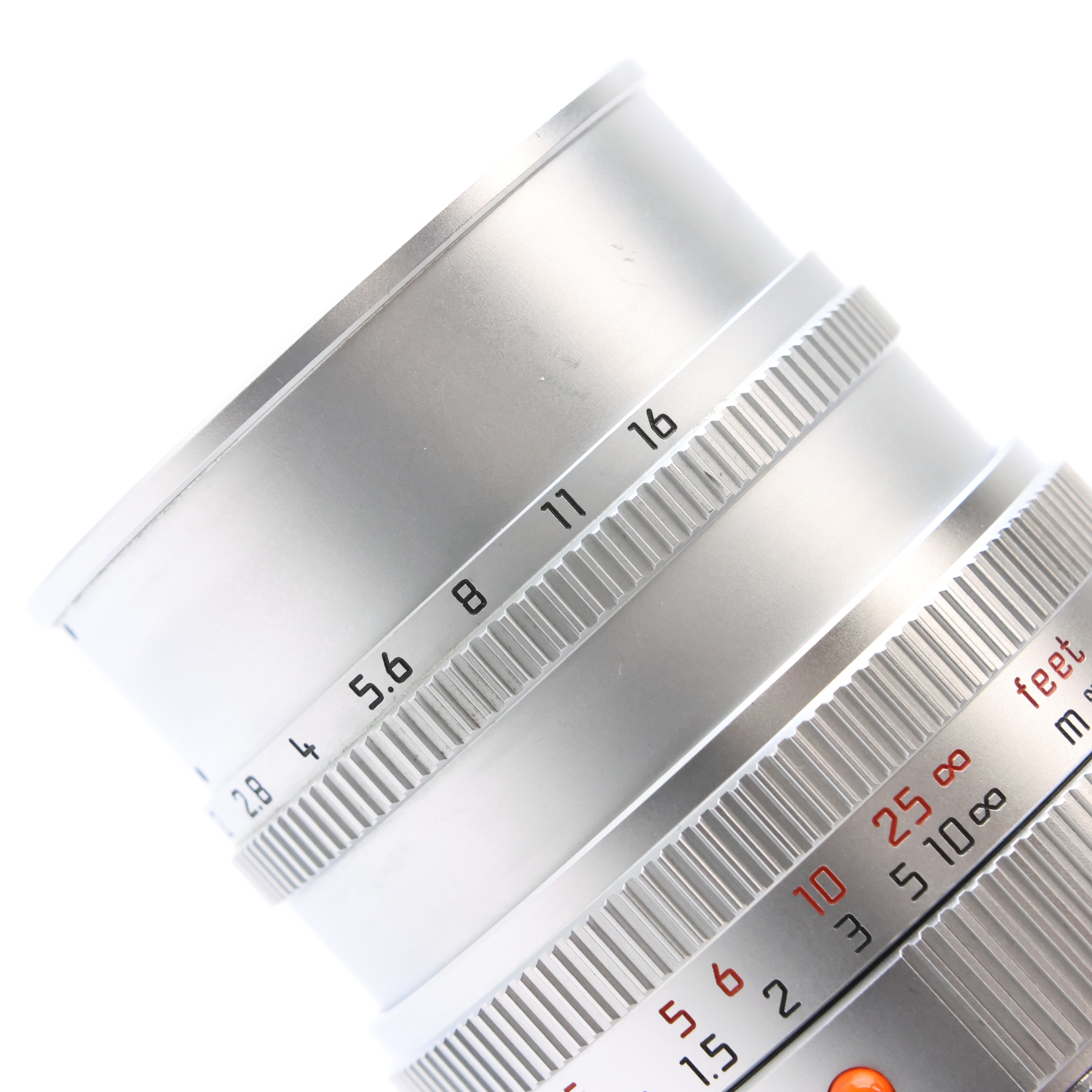 中古)Leica (ライカ) ズミクロン M50mm F2 レンズフード組込 シルバー