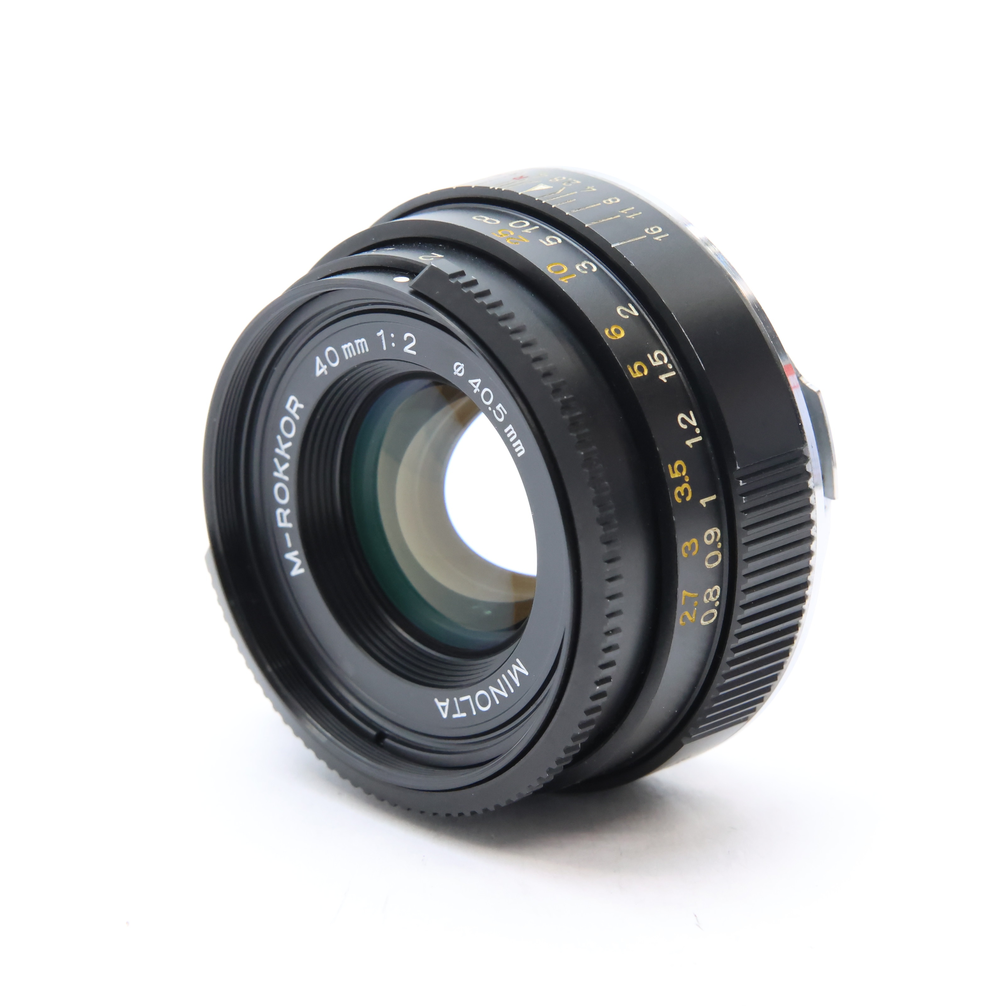 中古)MINOLTA (ミノルタ) Mロッコール M40mm F2 (CLE用) *距離計連動