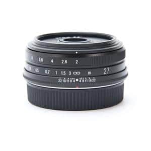Voigtlander (フォクトレンダー) ULTRON 27mm F2 X-mount（フジフイルムX用） ブラック メイン