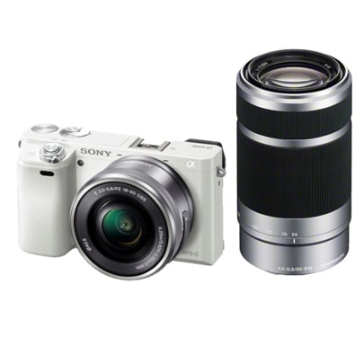 SONY (ソニー) α6000ダブルズームレンズキット　ILCE-6000Y W ホワイト