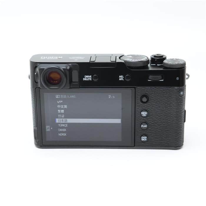 FUJIFILM X100V 窄まっ ブラック