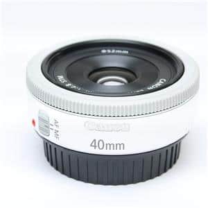 ★美品★Canon EF 40mm F2.8 STM ホワイト Canon EF 40mm F/2.8 STM Pancake Lens, Mint Condition, White
