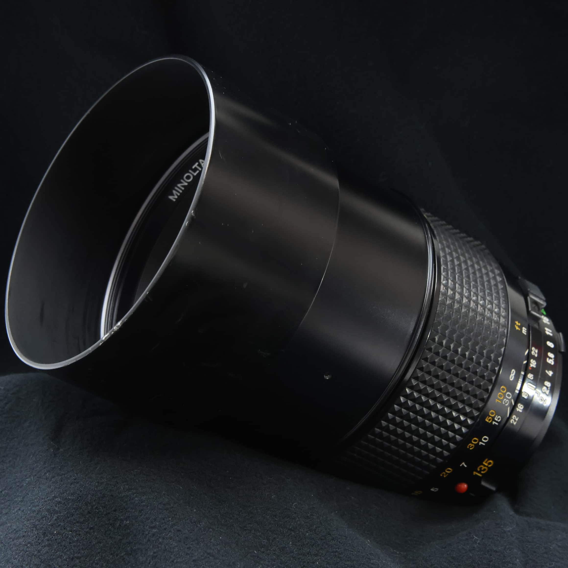 中古)MINOLTA (ミノルタ) New MD 135mm F2 ※MD 表記 黄色数字（商品ID