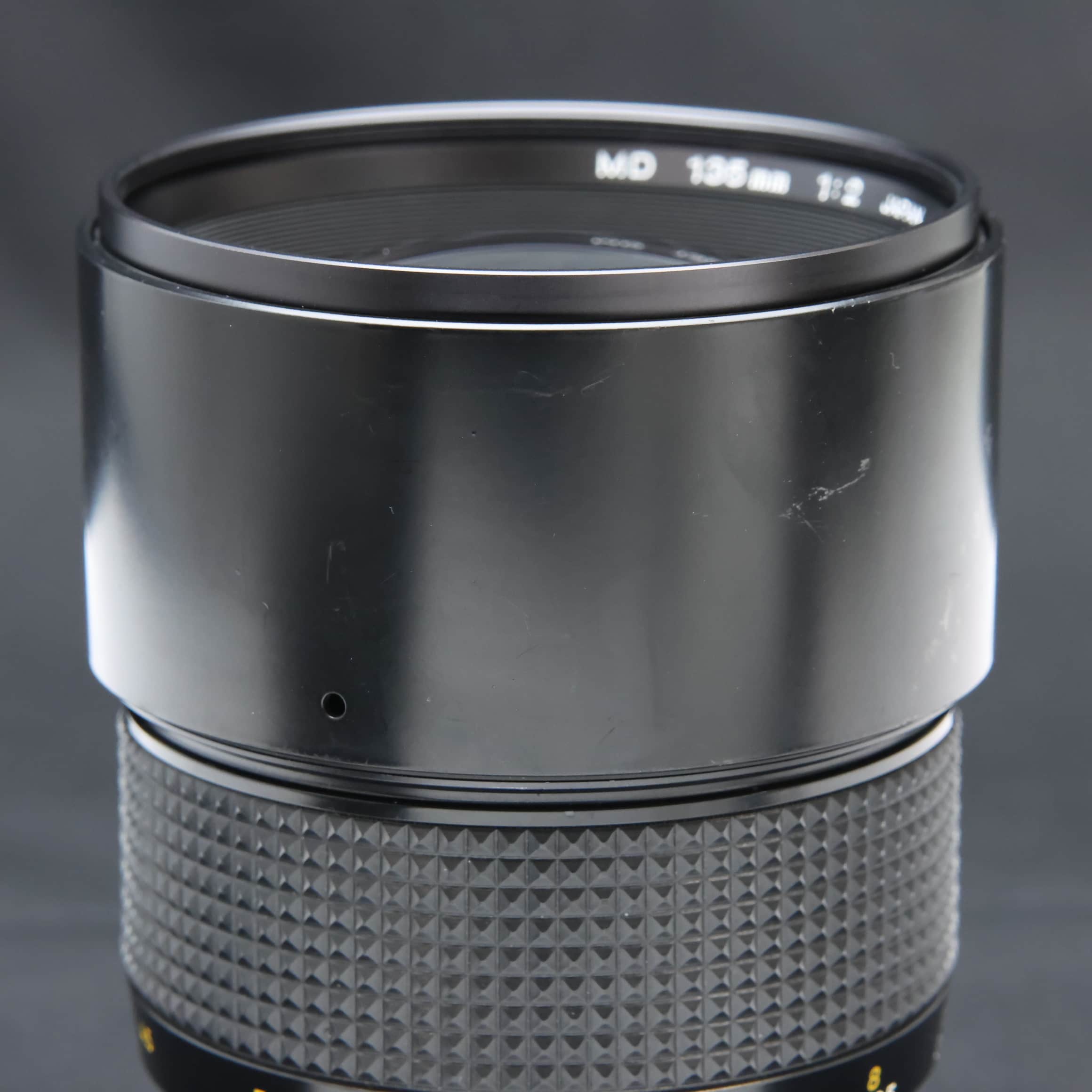中古)MINOLTA (ミノルタ) New MD 135mm F2 ※MD 表記 黄色数字（商品ID