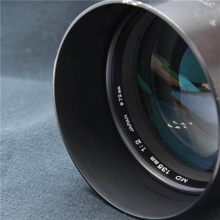 中古)MINOLTA (ミノルタ) New MD 135mm F2 ※MD 表記 黄色数字（商品ID