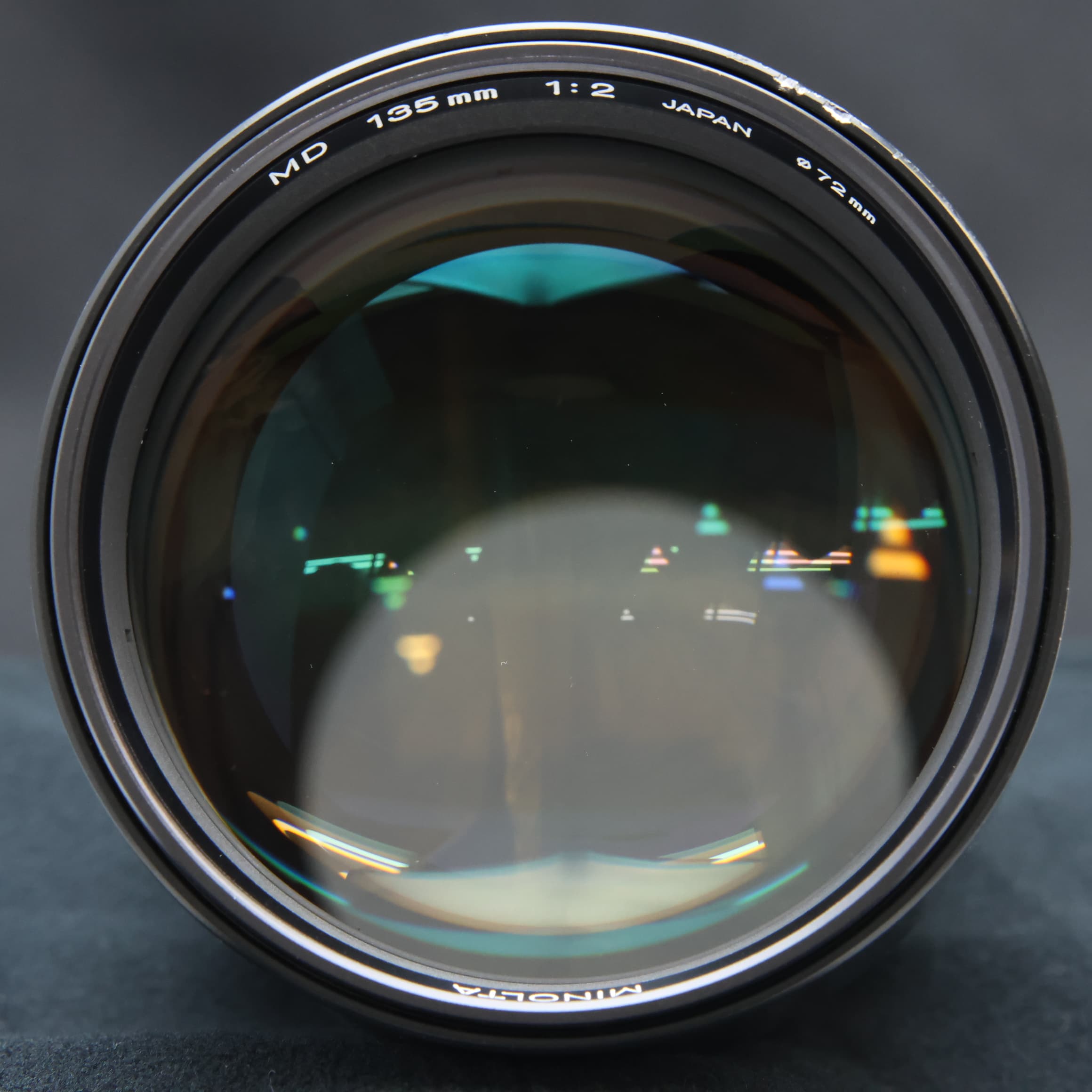 中古)MINOLTA (ミノルタ) New MD 135mm F2 ※MD 表記 黄色数字（商品ID