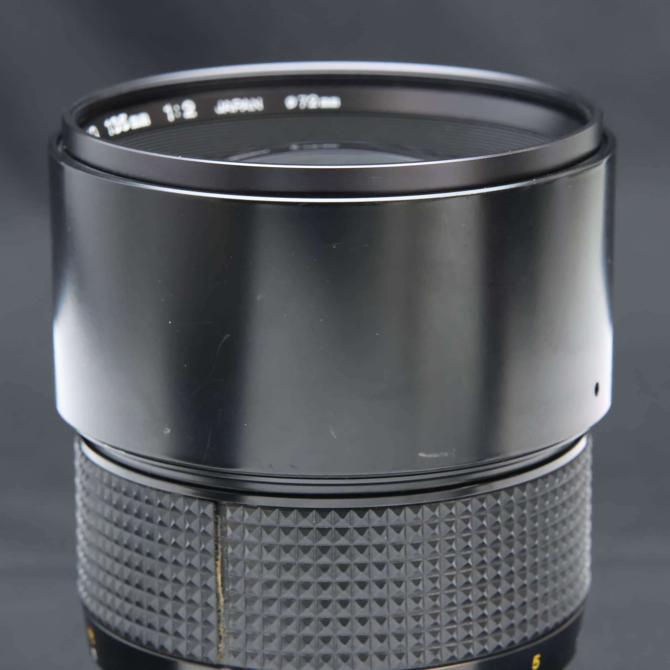 中古)MINOLTA (ミノルタ) New MD 135mm F2 ※MD 表記 黄色数字（商品ID