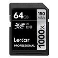 LEXAR (レキサー) Professional 1000x SDXCカード UHS-II 64GB LSD64GCRBJPR1000