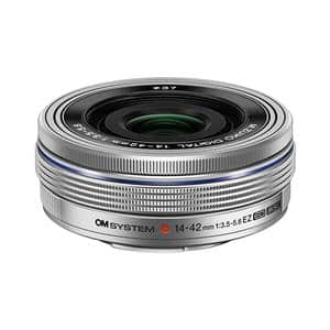OM SYSTEM（オーエムシステム） M.ZUIKO DIGITAL ED 14-42mm F3.5-5.6 EZ シルバー メイン