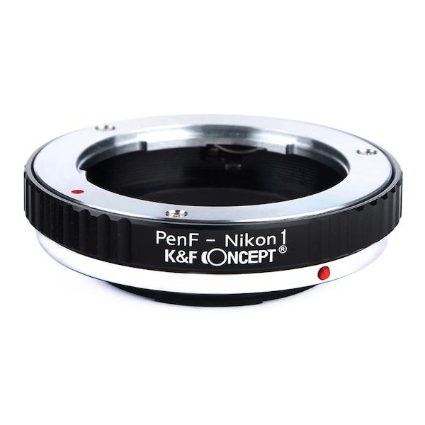 K&F Concept (ケーアンドエフ・コンセプト) マウントアダプター オリンパス・ペンFレンズニコン1ボディ用  KF-PFN1