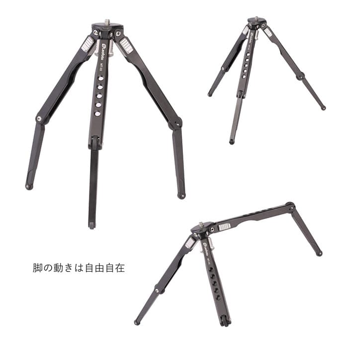 新品)Leofoto（レオフォト） スパイダー卓上三脚 MT-03+MBH-19 自由雲