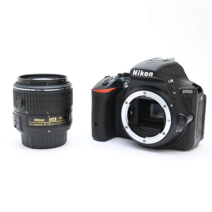 中古)Nikon (ニコン) D5500 18-55 VR II レンズキット ブラック（商品 